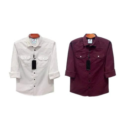 ndp double pocket full sleeve shirt