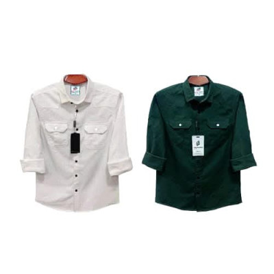 ndp double pocket full sleeve shirt