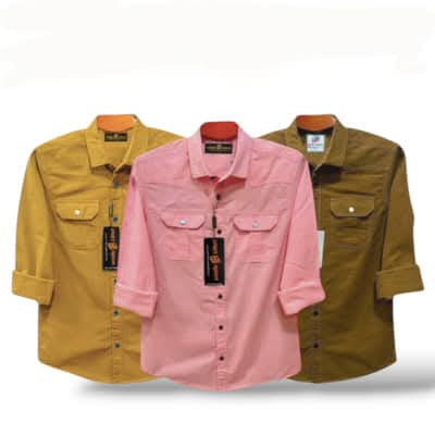 ndp double pocket full sleeve shirt