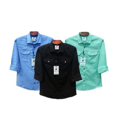 ndp double pocket full sleeve shirt
