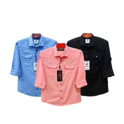 ndp double pocket full sleeve shirt