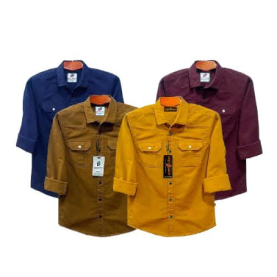 ndp double pocket full sleeve shirt