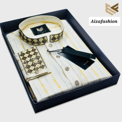Aristocratic Quality Embroidered Panjabi For Men