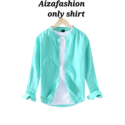 Band Collar Shirt