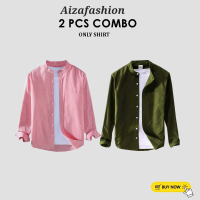 Band Collar Shirt