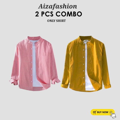Band Collar Shirt