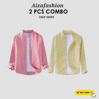 Band Collar Shirt