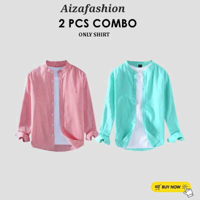 Band Collar Shirt