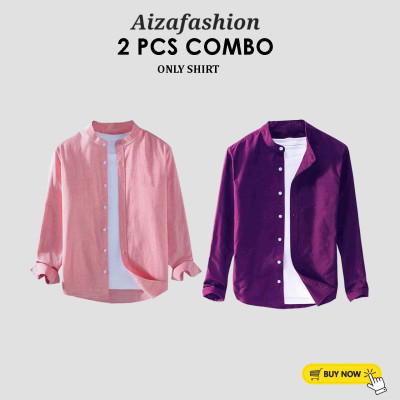 Band Collar Shirt