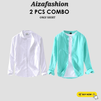 Band Collar Shirt
