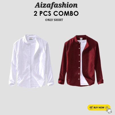 Band Collar Shirt
