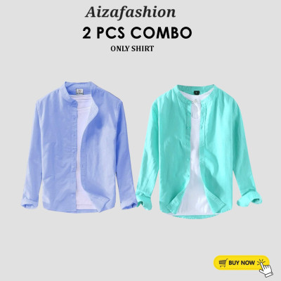 Band Collar Shirt