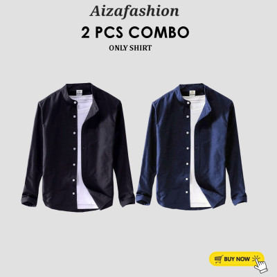 Band Collar Shirt