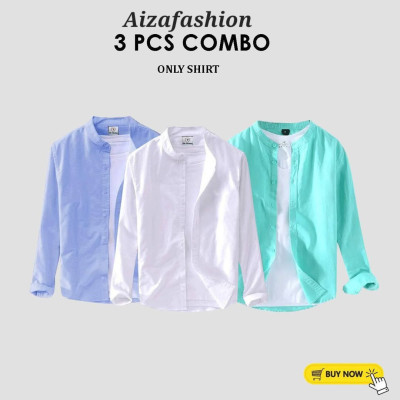 Band Collar Shirt