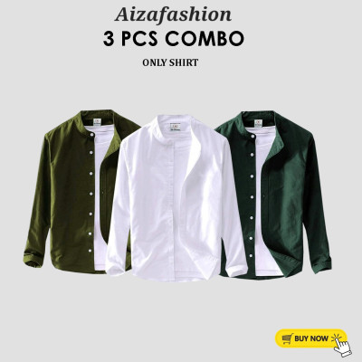 Band Collar Shirt