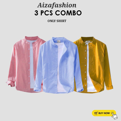 Band Collar Shirt