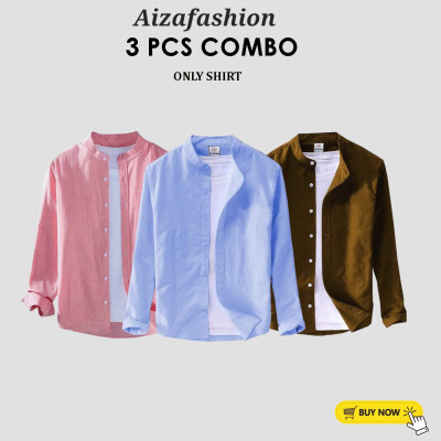 Band Collar Shirt