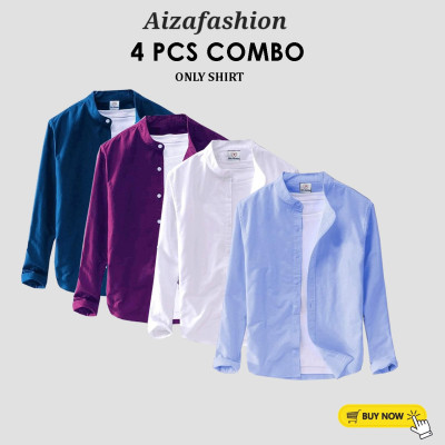 Band Collar Shirt