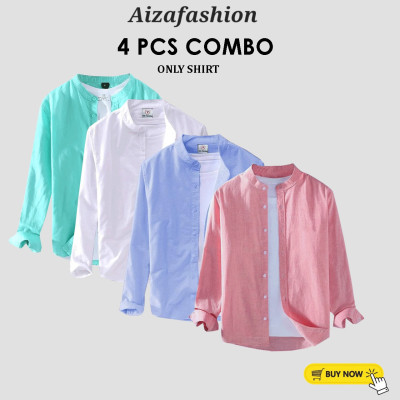 Band Collar Shirt