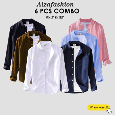 Band Collar Shirt