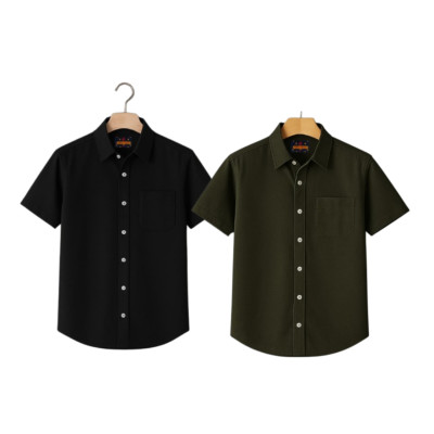 half shirt collar wala