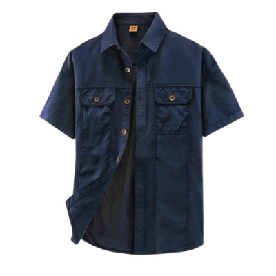 Half sleeves panel shirt