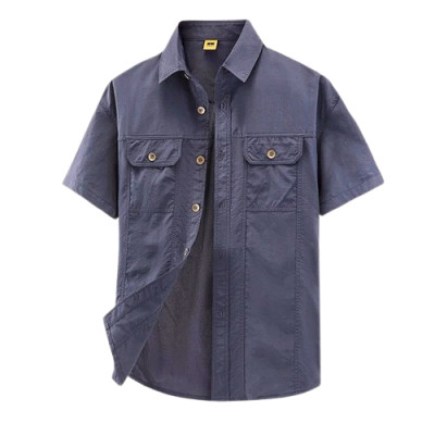 Half sleeves panel shirt