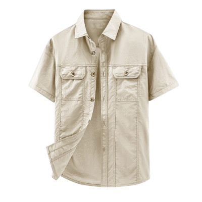 Half sleeves panel shirt