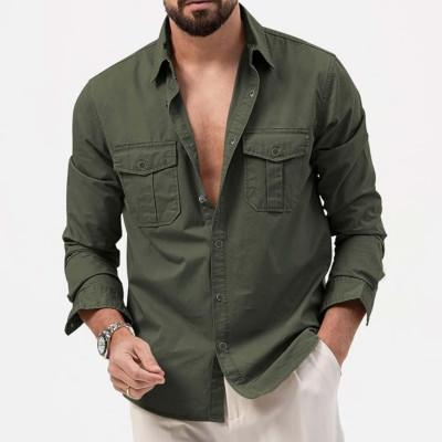 Full sleeves double pocket Shirt